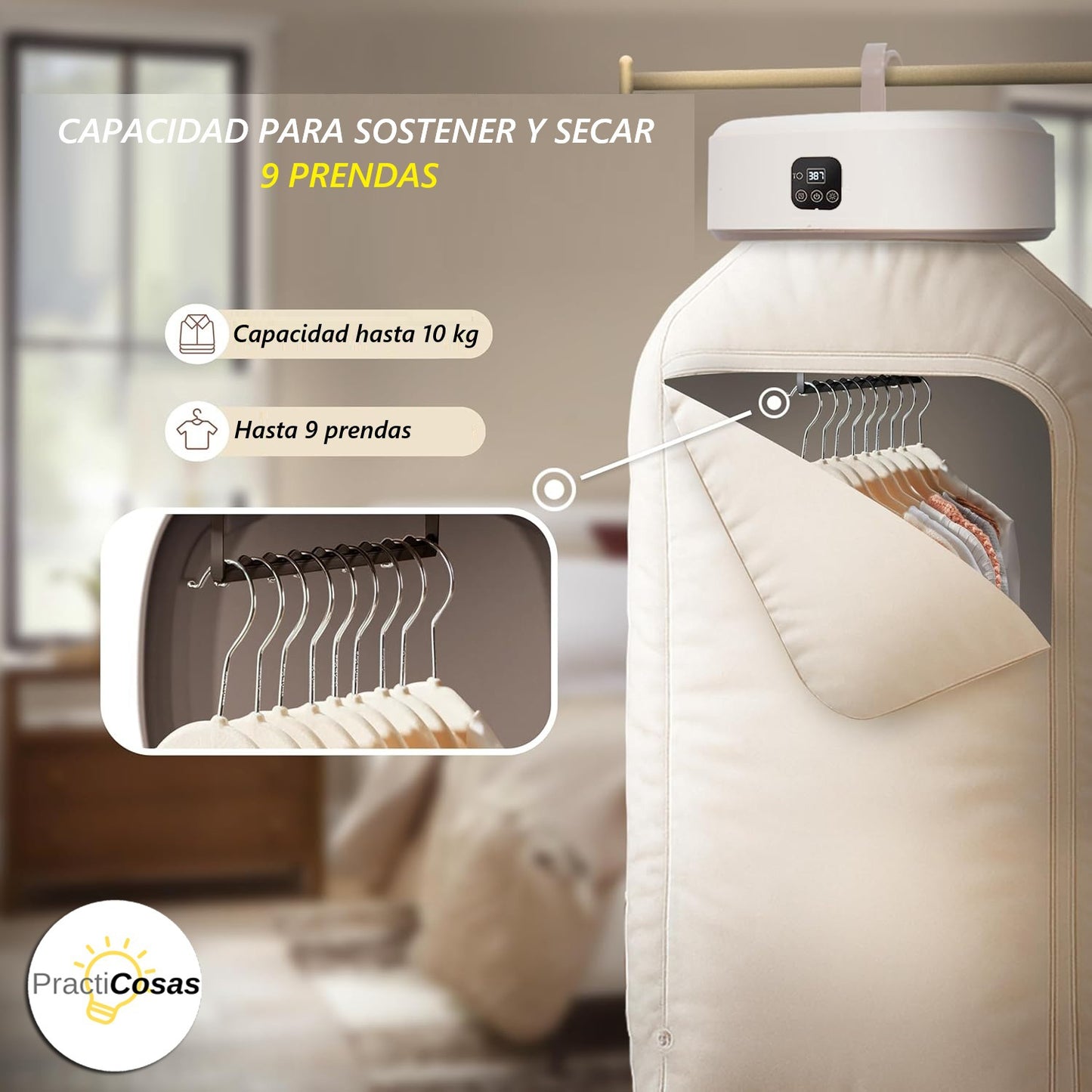 Secador de ropa portatil - CompactDry